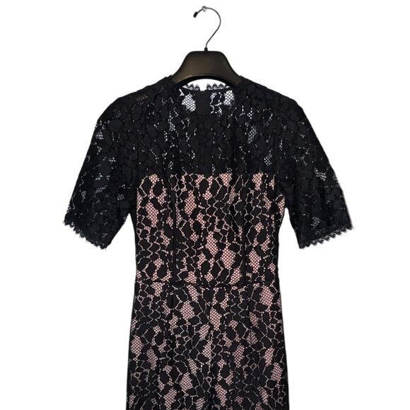 Alexis Janus Black Lace Jumpsuit Open Back Evening Party Outfit Size Small - Picture 7 of 16